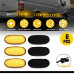 For VW Crafter 2006-2015 LED Side Marker Lights 6x Front Smoked Amber Constant