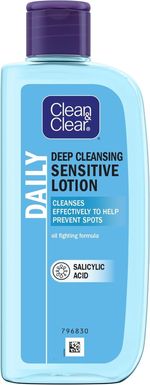 Clean & Clear Deep Cleansing Lotion for Sensitive Skin (1x 200ml), Clean and Cle