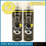 2 x MOTIP EGR CLEANER SPRAY 500ML REDUCES EXHAUST SMOKE CLEARS INTAKE SYSTEM NEW