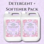 Earth's Scents Duo - 5L Detergent & 5L Conditioner - Pomegranate & Freesia
