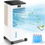 Mobile Air Conditioners, 60W Evaporative Air Cooler, LED Display 10M/S 3 Modes 8