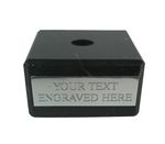 Square Black Marble Trophy Base Ideal For Trophies Models Figures, Various Sizes