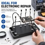 Magnetic Soldering Helping Hands Flexible PCB Holder Alligator Clips Tool