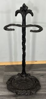 Umbrella Stand Vintage French Style Metal Ornate Hallway Stand LOT 4748