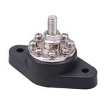 Black Negative M8 Stud 8 Point Power Distribution Post 150A