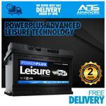 12v 130ah Leisure Battery Deep Cycle 2yr Warranty Caravan Campervan