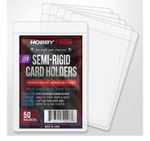 50pk Slim line Semi-Rigid Trading Card Holders Pokemon PSA | BUY 2 GET ONE FREE