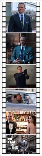 007 JAMES BOND MOVIES BOOKMARKS