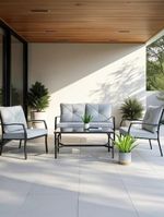 Seville Sofa Set Lounge Garden Outdoor Furniture UK