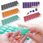Medicine Pill Box Organiser Daily Monthly Tablet Storage 31 Days Dispenser