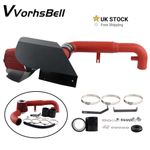 Cold Air Intake System Kit + Red Filter For Golf GTI MK6 2.0 TFSI 11-12 EA113 UK