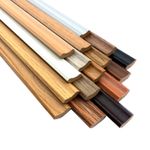 White Individual Laminate Floor Scotia Beading 2.4m Metre Length in 30 Colour