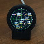 USB-C DeskRadar Live ADS-B Flight Tracker 3D Sonar Screen Aviation Desk Decor UK