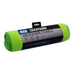 Oxford Microfibre Towels Motorcycle Detailing Cleaning Cloth Pack of 6 - Green