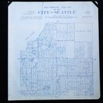 Original — 1900 Seattle Map — Capitol Hill — Volunteer Park — 24x22