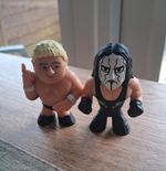 Mini Funkos. Dustin Rhodes + Sting. Wwe 2016. Both In Good Condition.