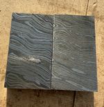 Premium Damascus Steel Billet Bar 85X50X15mm making Crafts