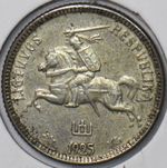 Lithuania 1925 Litas Silver National arms 194333 combine shipping