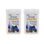 Screen Wipes 200 Pack - TV Laptop PC Phone Monitor Cleaning Wipes