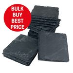 Slate Coasters Square 10cm Natural Home Craft Design Mat Bulk Wholesale Blanks