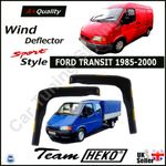 FORD TRANSIT 1985-2000 2-pc Wind Deflectors HEKO Tinted