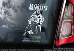 John McGuinness, Car Window Sticker, Isle of Man TT Superbike Motorbike Gift V01