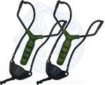 Fishing Catapult with Large Pouch Carp Coarse Fishing Boilies Maggots Pellet x2