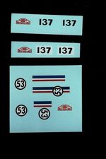 MATCHBOX TRANSFERS/DECALS - 15d VOLKSWAGEN BEETLE