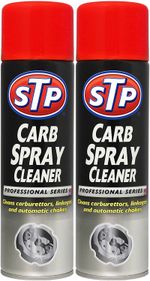 2 x STP Carb Cleaner Spray Carburettor Intake Spray Cleaner Professional 500ML