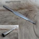 Viking Medieval Barbarian Etc.  14" Long Re-enactment Spear Head With Blunt End