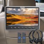 12" Car TV DVD Player Headrest Monitor HD 1080P HDMI USB AV-IN/OUT Region Free