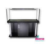 DIVERSA AQUARIUM WITH STAND CABINET Fish Tank Guardian Glass COMFORT LINE- BLACK