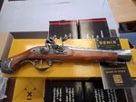 DENIX 18th Century British Flintlock Blunderbuss Pistol - Pewter NEW In Box