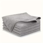 Multi Pcs Kitchen Towel Microfibre Ultra Fine Fiber Light Grey Cleaning Cloth