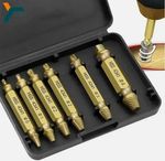 6 Pro Damaged Screw Extractor Drill kit Stripped Broken Stuck Screw Bolt Remover