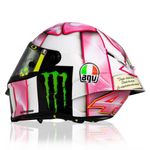 Valentino Rossi VR46 1:5 Scale Moto GP Mini Helmet Misano Race 1 2021