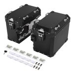48L+40L Saddlebags Panniers Luggage Bag Fit For BMW R1250GS R1250GS Adv 19-24