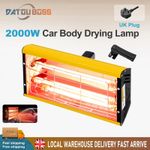 2000W Infrared Paint Curing Lamp for Drying Hot Paint Dryer Heating Lamp Heater