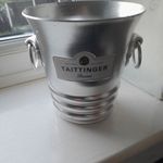 TAITTINGER  champagne ice bucket small size french vintage bubbly fizz bar party
