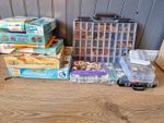 Fiskars Paper Trimmer Mixed Craft Supplies Job Lot with Organiser Boxes