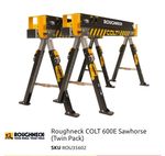 Roughneck 35-602 COLT 600E Sawhorse (Twin Pack)
