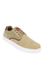 Mens Trainers, Wide Fit Lace-Up, Smart-Casual Shoes with Cushioned Ankle Collar