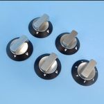 Thetford Spinflo 5pc Chrome Knob Set SSPA0935.CR
