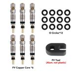 PRESTA VALVE CORES Replacement Bicycle Mountain Bike Mtb Road CX Cycles Tubeless