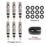 PRESTA VALVE CORES Replacement Bicycle Mountain Bike Mtb Road CX Cycles Tubeless