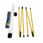 2 Pieces Golf Alignment Sticks Accurate Fiberglass Rods with End Caps Consistent