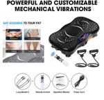 Vibration Plate Exercise Machine Whole Body Workout Massager Fitness Machine