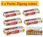 ZIG-ZAG Empty Sleeves Pack of 5 packs x 200 Tubes