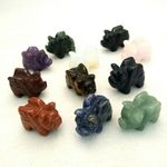 Flying Pig Carving Hand Carved Gemstone Ornament Rose Quartz Amethyst Jasper