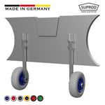 Boat Transom Wheels Launching Wheels Dinghy for Inflatables Stainless Steel